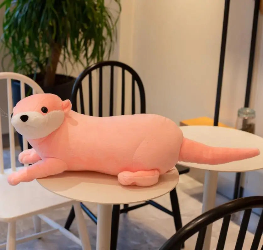 Otter Pink stuffed animal plush soft toy pillow pals plushie