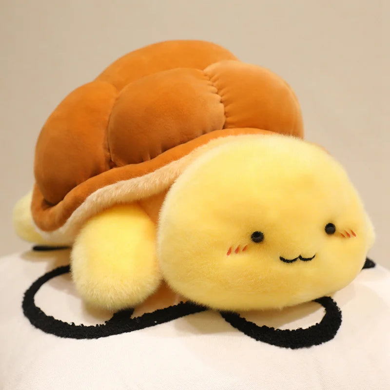 Kawaii Bread Turtle Plushies Yellow tortoise stuffed animal plush soft toy pillow pals plushie