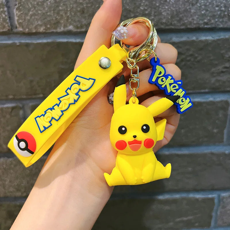 Pokemon Anime Keychain Charm PIKACHU 6 cm stuffed animal plush soft toy pillow pals plushie