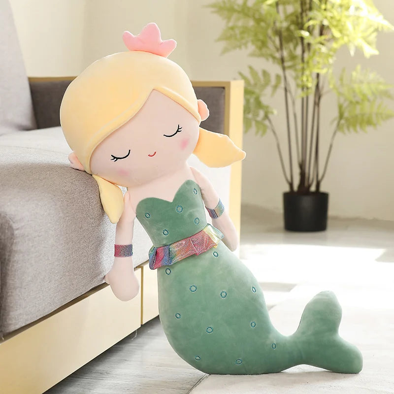 Princess Mermaid Plushies Doll green stuffed animal plush soft toy pillow pals plushie
