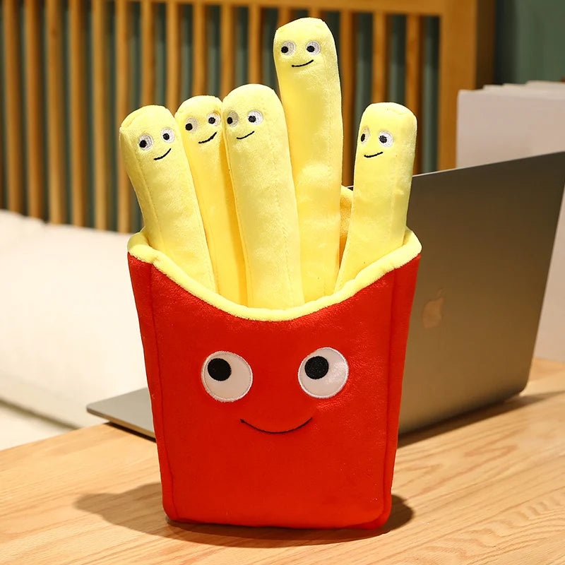 Happy French Fries Plush stuffed animal plush soft toy pillow pals plushie