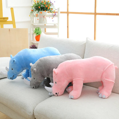 Rhinoceros stuffed animal plush soft toy pillow pals plushie