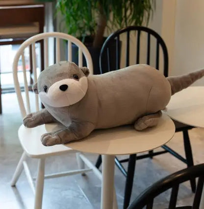 Otter Grey stuffed animal plush soft toy pillow pals plushie