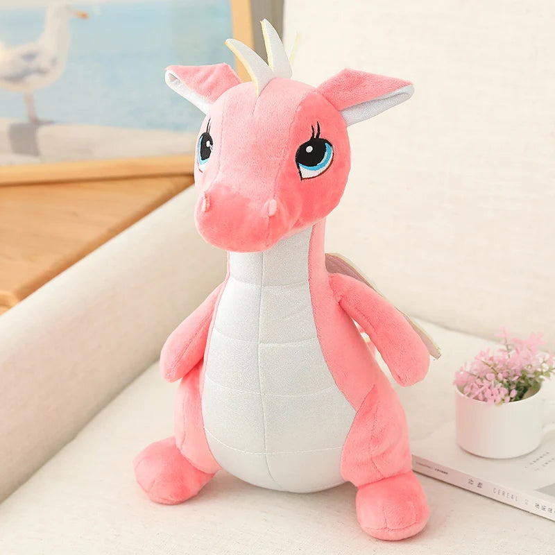 Giant Baby Dragon Plush pink stuffed animal plush soft toy pillow pals plushie