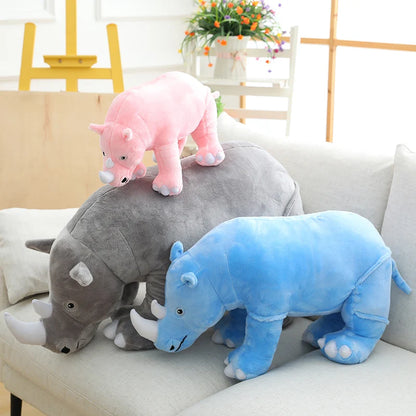 Rhinoceros stuffed animal plush soft toy pillow pals plushie