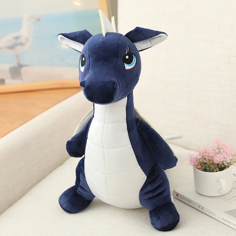 Giant Baby Dragon Plush blue stuffed animal plush soft toy pillow pals plushie