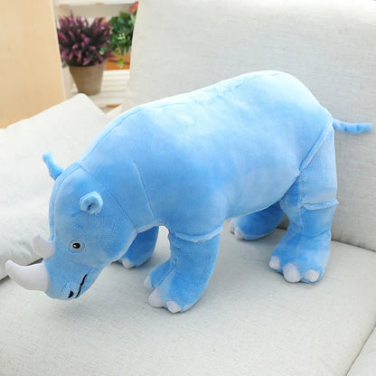 Rhinoceros Blue stuffed animal plush soft toy pillow pals plushie