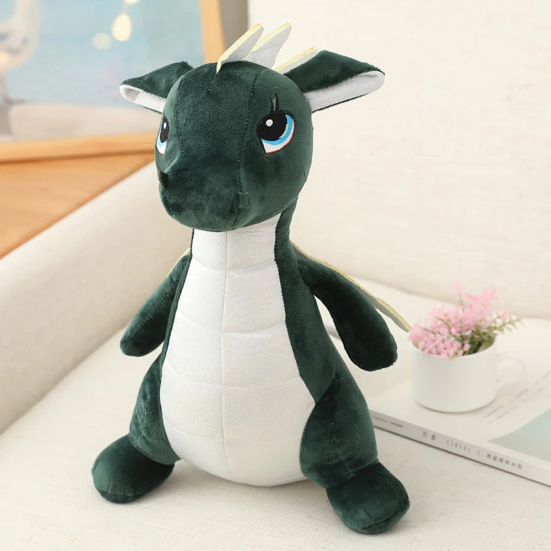 Giant Baby Dragon Plush green stuffed animal plush soft toy pillow pals plushie