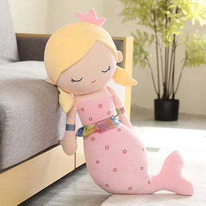 Princess Mermaid Plushies Doll pink stuffed animal plush soft toy pillow pals plushie