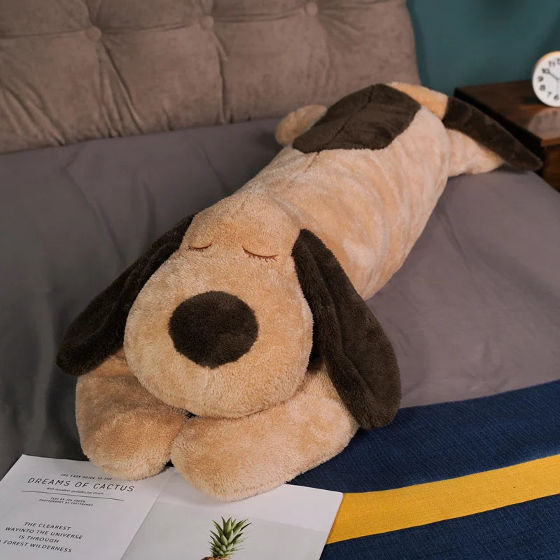 Long Doggy Brown stuffed animal plush soft toy pillow pals plushie