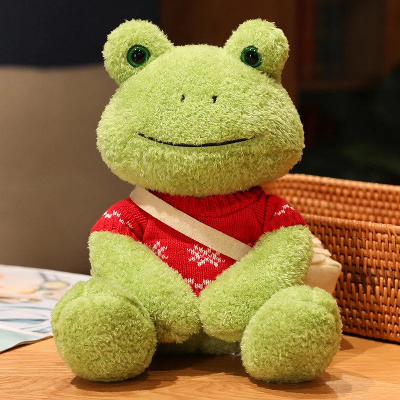 Froggy Pals Red D 25cm stuffed animal plush soft toy pillow pals plushie