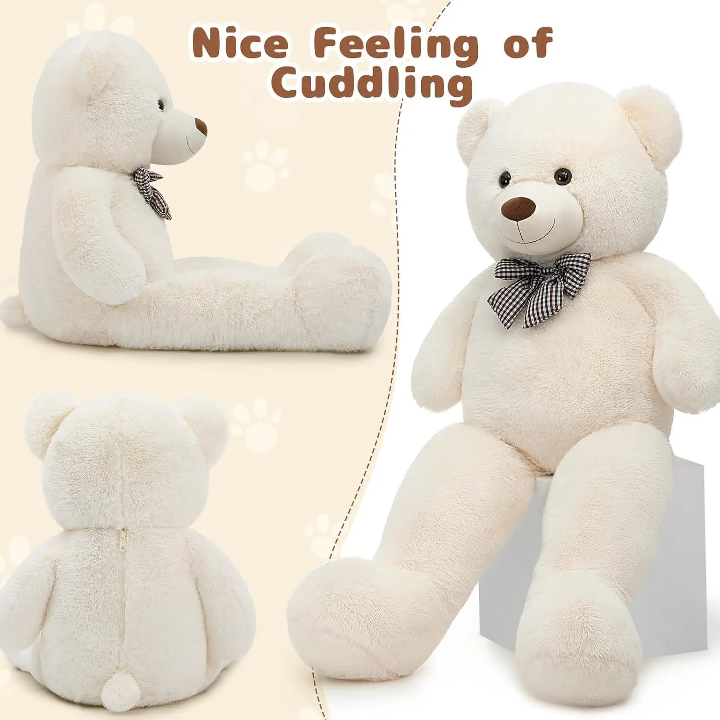 Giant Teddy Bear stuffed animal plush soft toy pillow pals plushie