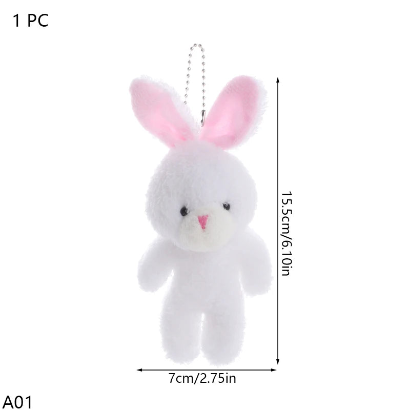 Easter Rabbit Plush Doll Toys Keychain A01 1PC stuffed animal plush soft toy pillow pals plushie