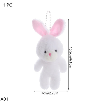 Easter Rabbit Plush Doll Toys Keychain A01 1PC stuffed animal plush soft toy pillow pals plushie