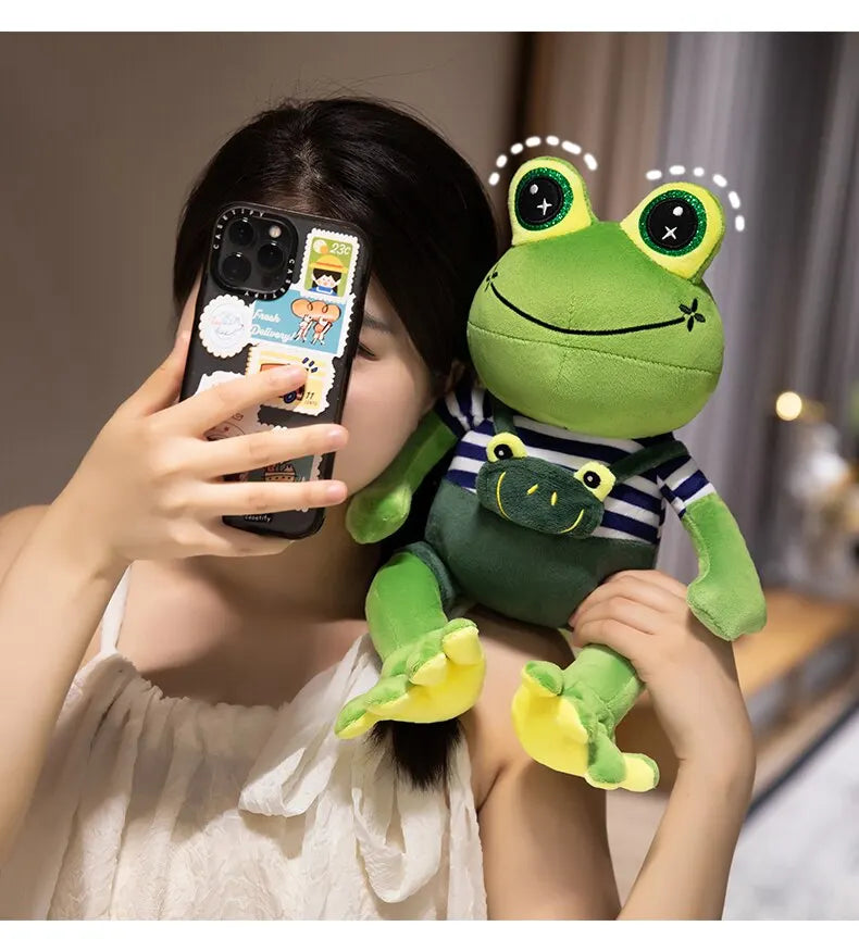 Jab Frog Coach Plush Toy – Cute Gaming Frog Stuffed Animal