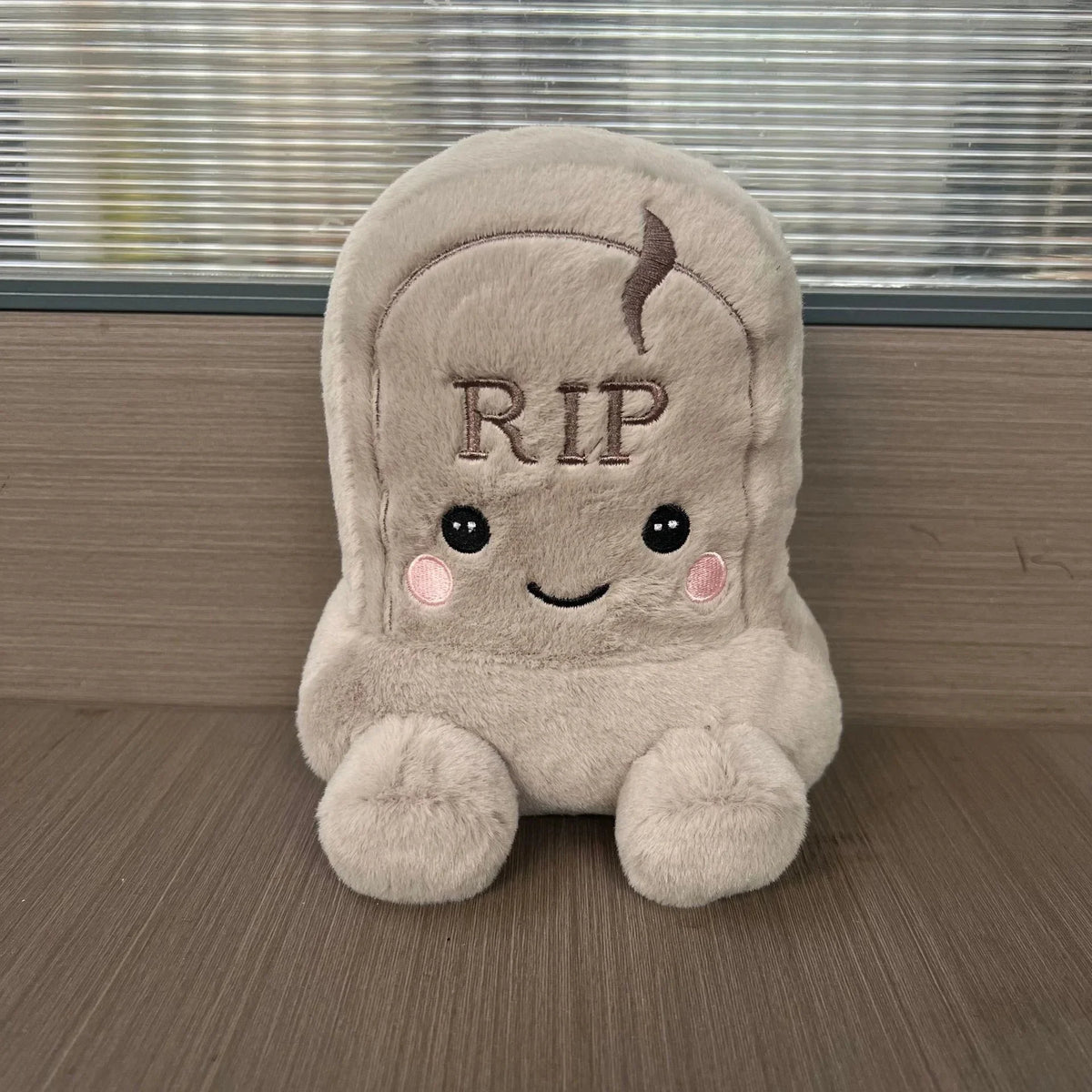 Halloween Tombstone Plush Toy Stuffed Doll Soft Grave Plushie Cute Kawaii Desktop Decoration Birthday Christmas Gift stuffed animal plush soft toy pillow pals plushie