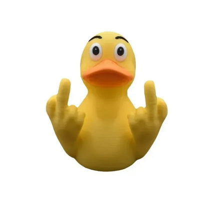 Funny Middle Finger Duck Statue | Resin Desk & Garden Decoration