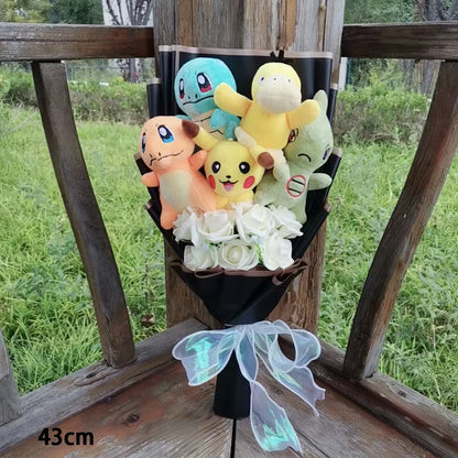 Pokemon Plush Flower Bouquet | Pikachu & Friends Gift