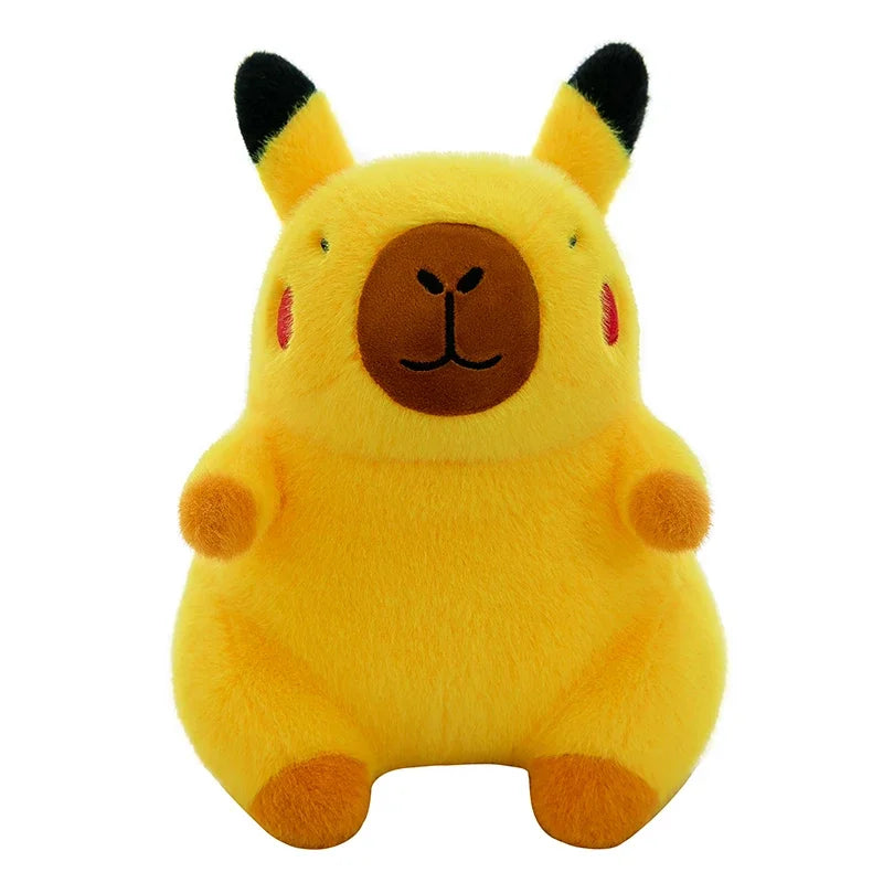 Pikabara Pikachu Capybara stuffed animal plush soft toy pillow pals plushie