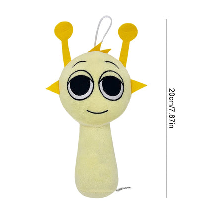 Sprunki Game Pale Yellow stuffed animal plush soft toy pillow pals plushie