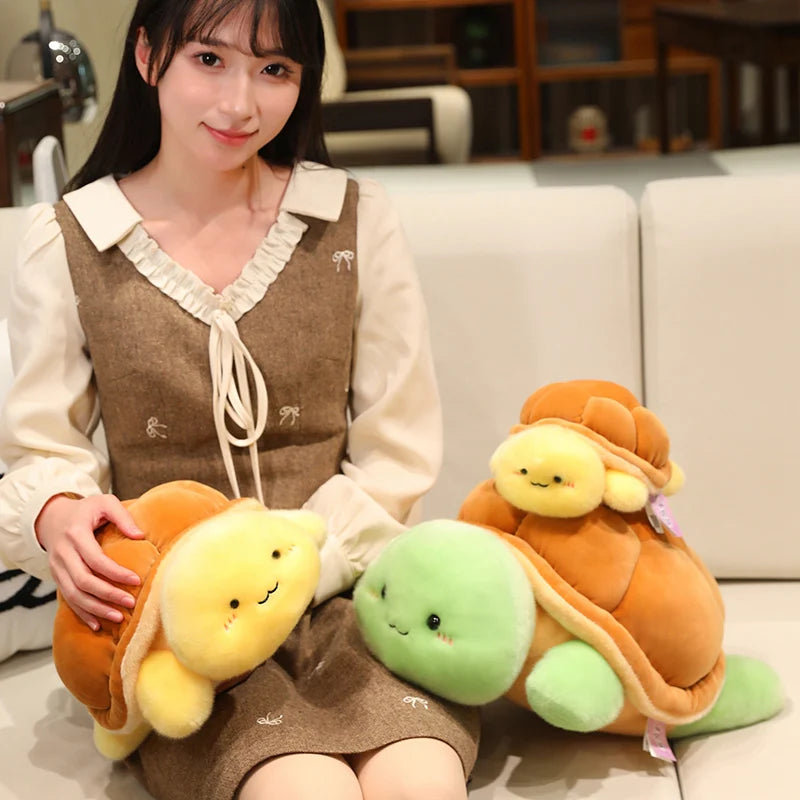 Kawaii Bread Turtle Plushies stuffed animal plush soft toy pillow pals plushie