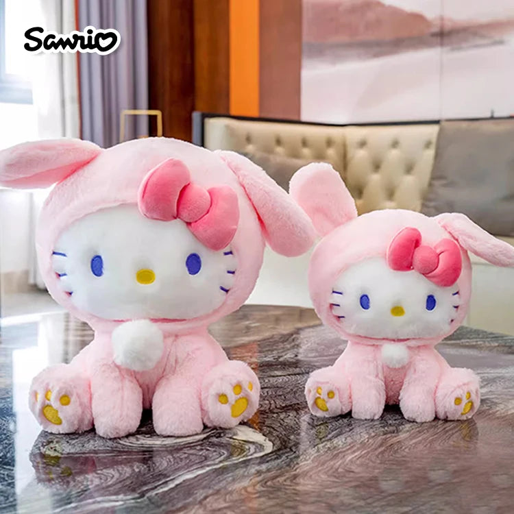 Bunny Hello Kitty stuffed animal plush soft toy pillow pals plushie