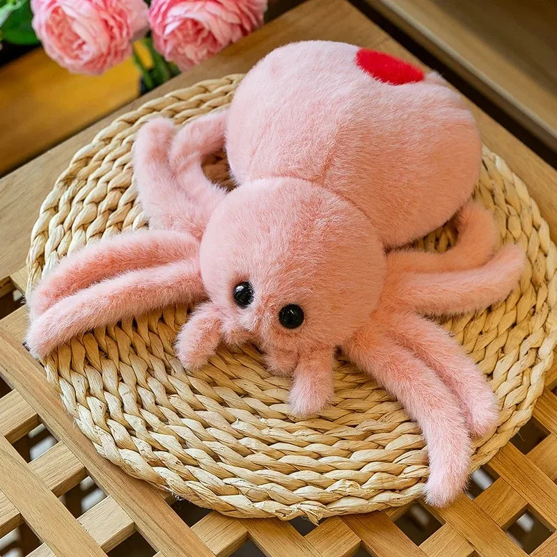 Chonky Spider Plush pink stuffed animal plush soft toy pillow pals plushie