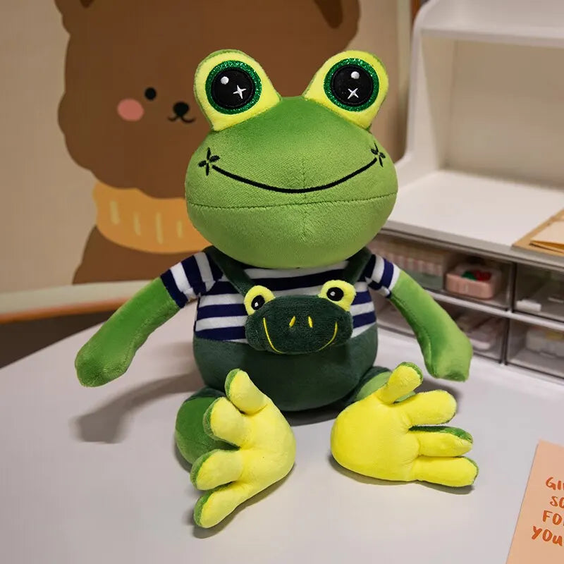 Jab Frog Coach Plush Toy – Cute Gaming Frog Stuffed Animal