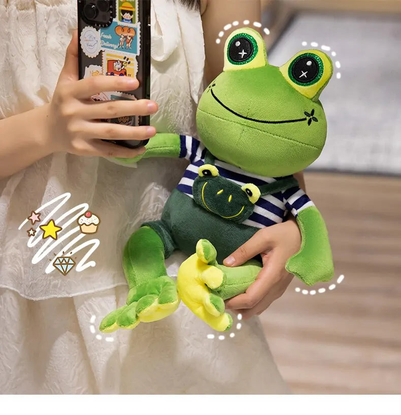 Jab Frog Coach Plush Toy – Cute Gaming Frog Stuffed Animal