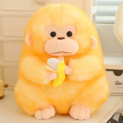 Lucky Monkey Yellow stuffed animal plush soft toy pillow pals plushie