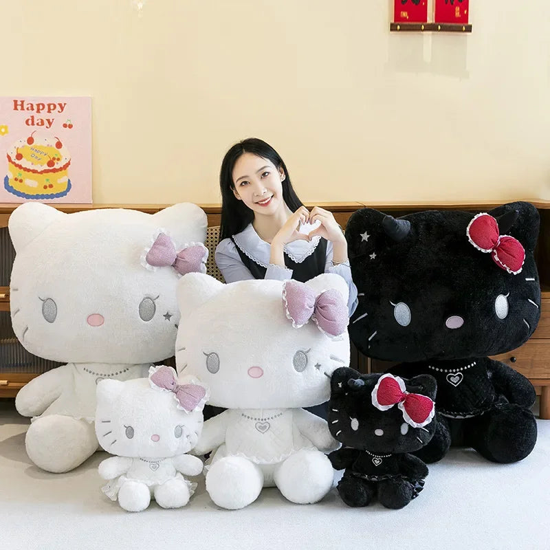 Angel & Gothic Hello Kitty stuffed animal plush soft toy pillow pals plushie