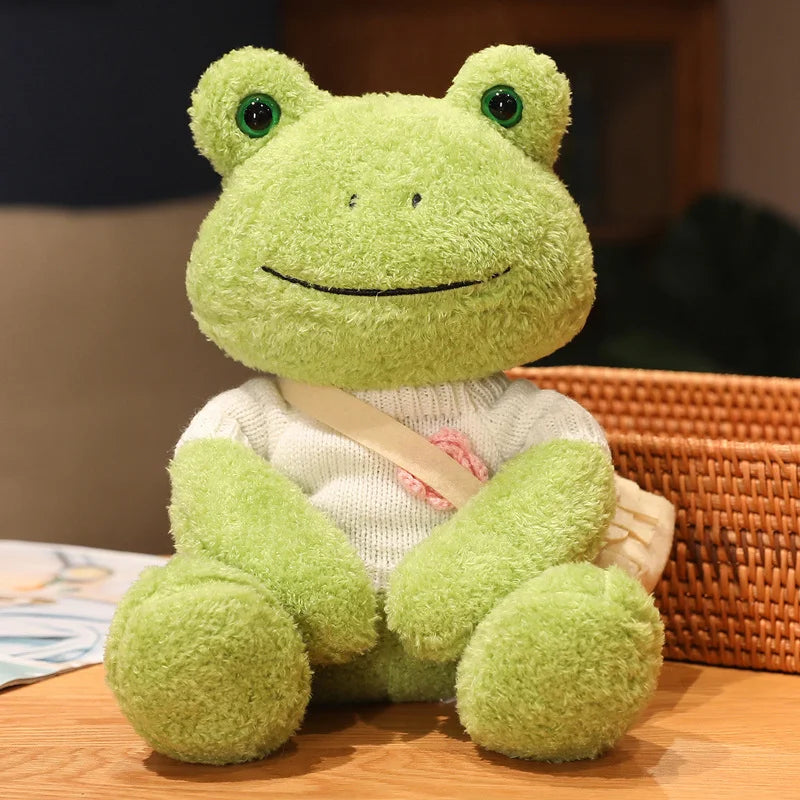 Froggy Pals White A 25cm stuffed animal plush soft toy pillow pals plushie