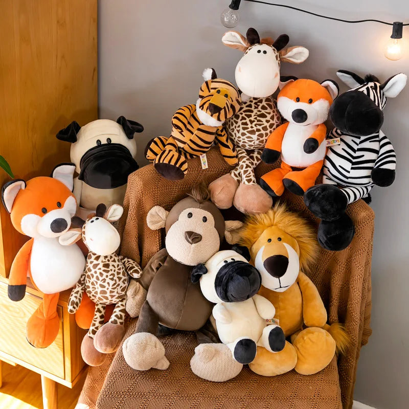 Jungle Animals Plushies stuffed animal plush soft toy pillow pals plushie