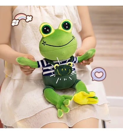 Jab Frog Coach Plush Toy – Cute Gaming Frog Stuffed Animal