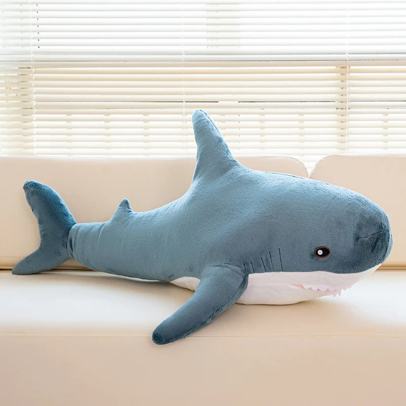 Colorful Sharks blue shark xy stuffed animal plush soft toy pillow pals plushie