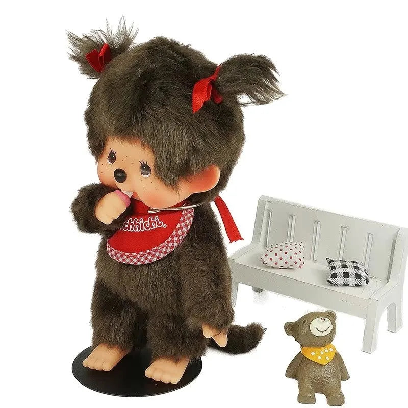 Monchhichi 18cm Plush Doll – Boy & Girl Collectible Toy