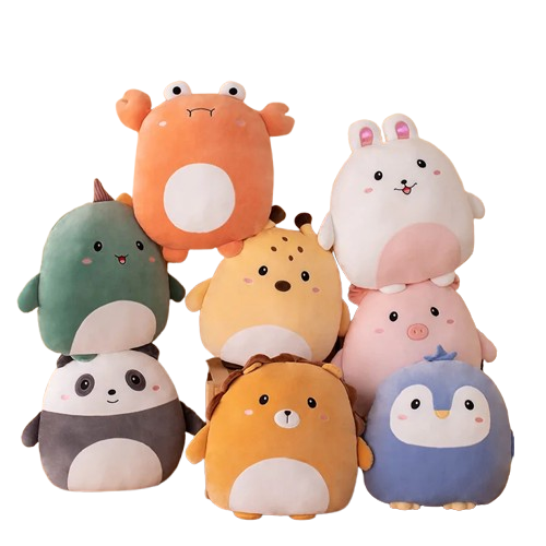 SquishPals Collection stuffed animal plush soft toy pillow pals plushie