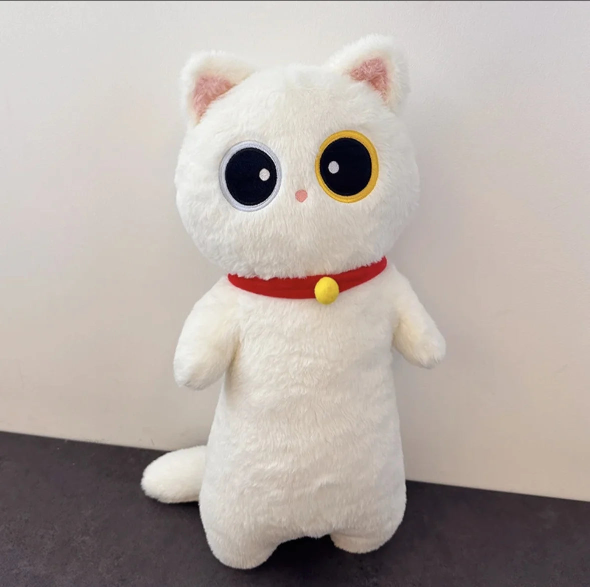 Kittens pals Collection White cat stuffed animal plush soft toy pillow pals plushie