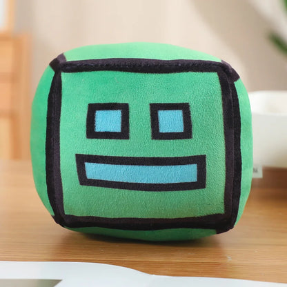 Geometry Dash Game Plush green 12cm stuffed animal plush soft toy pillow pals plushie