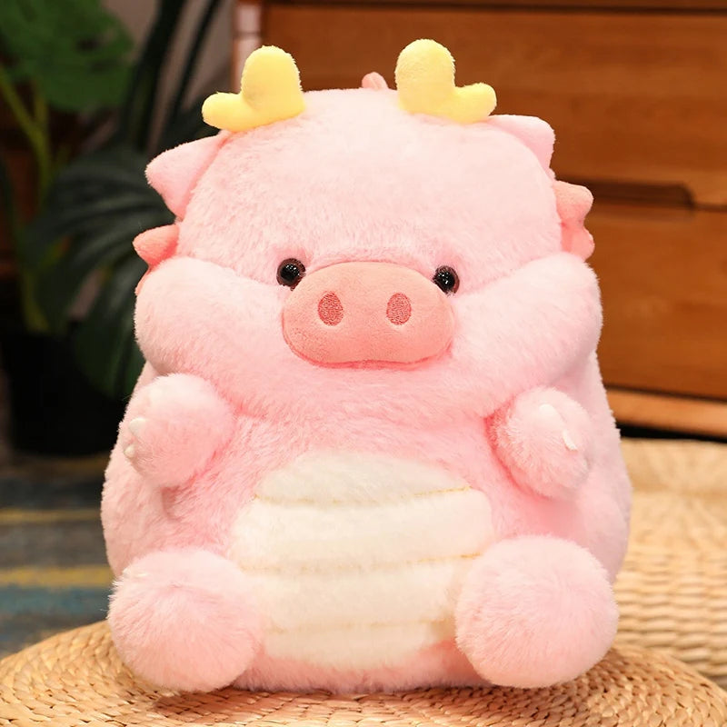 Piggy Dragon Pink 30cm stuffed animal plush soft toy pillow pals plushie