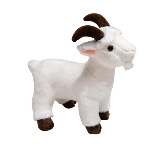 Baby Goat Plush White stuffed animal plush soft toy pillow pals plushie