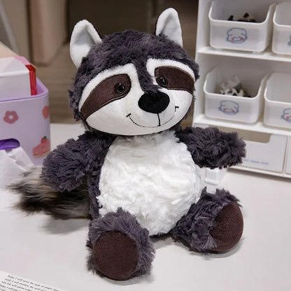 Kawaii Raccoon Plushies Dark gary raccoon stuffed animal plush soft toy pillow pals plushie
