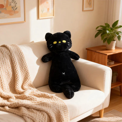 Black Cat Plush stuffed animal plush soft toy pillow pals plushie