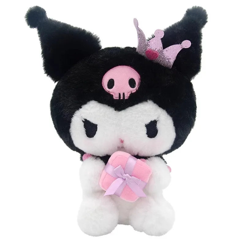 Sanrio Family Collection Crown Kuromi stuffed animal plush soft toy pillow pals plushie