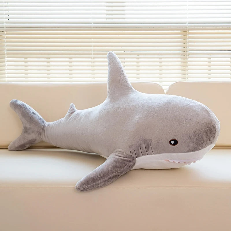 Colorful Sharks grey shark xy stuffed animal plush soft toy pillow pals plushie