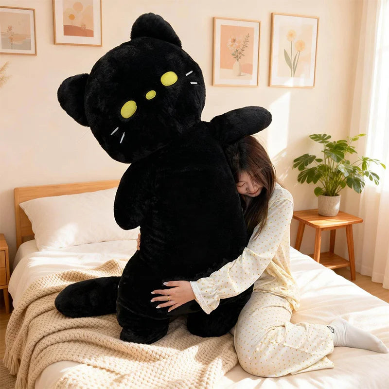 Black Cat Plush stuffed animal plush soft toy pillow pals plushie
