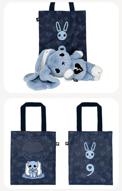 Depressed Dreadful Rabbit Plush | Emo Plush Collection