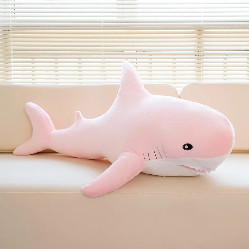 Colorful Sharks pink shark xy stuffed animal plush soft toy pillow pals plushie