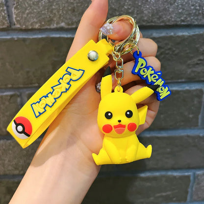 Pokemon Anime Keychain Charm PIKACHU 6 cm stuffed animal plush soft toy pillow pals plushie