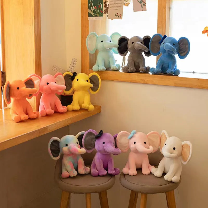 Colorful Elephants Plushies stuffed animal plush soft toy pillow pals plushie